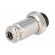 Plug | microphone | female | PIN: 3 | for cable | straight | 6mm image 6
