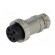 Plug | microphone | female | PIN: 6 | for cable | straight image 2