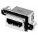 Connector: HDMI | socket | PIN: 19 | gold-plated | angled 90° | THT | IP67 image 1