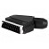 Connector: SCART | plug | male | for cable | angled фото 1