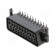 Connector: SCART | socket | female | for panel mounting | angled 90° фото 1
