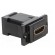 Coupler | HDMI socket,both sides | DUALSLIM | gold-plated | 29mm paveikslėlis 8