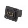 Coupler | HDMI socket,both sides | FT | gold-plated | 19x24mm фото 2
