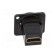 Coupler | HDMI socket,both sides | FT | gold-plated | 19x24mm image 5