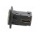 Coupler | HDMI socket,both sides | FT | gold-plated | 19x24mm | angled фото 3