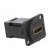 Coupler | HDMI socket,both sides | FT | gold-plated | 19x24mm | angled image 8