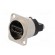 Coupler | HDMI socket,both sides | FT | shielded | 19x24mm | Mat: metal paveikslėlis 2