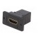 Coupler | HDMI socket,both sides | SLIM | gold-plated | 29mm paveikslėlis 2