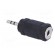 Adapter | Jack 2.5mm plug,Jack 3.5mm socket | stereo paveikslėlis 4