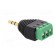 Transition: adapter | Jack 3.5mm 3pin plug,terminal block | PIN: 3 фото 4