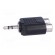 Adapter | Jack 3.5mm plug,RCA socket x2 | stereo paveikslėlis 7