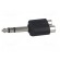 Adapter | Jack 6,3mm plug,RCA socket x2 | stereo image 7