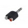 Adapter | Jack 6.35mm plug,RCA socket x2 | stereo image 2