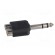 Adapter | Jack 6,3mm plug,RCA socket x2 | stereo image 3