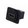 Coupler | HDMI socket,both sides | shielded | Case: XLR standard image 2