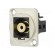 Coupler | RCA socket,both sides | Case: XLR standard | 19x24mm paveikslėlis 1