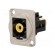 Coupler | RCA socket,both sides | Case: XLR standard | 19x24mm image 1