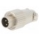 Connector: circular | JR | plug | male | straight | PIN: 3 | silver plated paveikslėlis 1