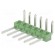Pin header | pin strips | AMPMODU MOD II | male | PIN: 6 | angled 90° image 1