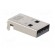 Plug | USB A | male | on PCBs | SMT | PIN: 4 | horizontal | USB 2.0 | in-tray image 8