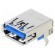 Socket | USB A | on PCBs | THT | PIN: 9 | angled 90° | USB 3.0 image 1