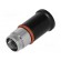 Adapter | cylindrical fuses | 6,3x32mm | 16A | -40÷85°C | Colour: black image 1