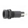 Fuse holder | cylindrical fuses | 10A | 250V | on panel | black image 3