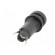 Fuse holder | cylindrical fuses | 10A | 250V | on panel | black image 6