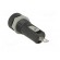 Fuse holder | cylindrical fuses | 5x20mm | 10A | on panel | black | 5mΩ image 4