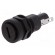Fuse holder | cylindrical fuses | 5x20mm | 10A | on panel | black | FIO paveikslėlis 1