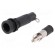 Fuse holder | cylindrical fuses | 5x20mm | 10A | on panel | black | FEU image 2