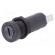 Fuse holder | cylindrical fuses | 5x20mm | 10A | on panel | black | FBS1 image 1