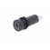 Fuse holder | cylindrical fuses | 5x20mm | 10A | on panel | black | FBS1 image 3