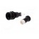 Fuse holder | cylindrical fuses | 5x20mm | 10A | on panel | black | FIO image 2