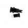Fuse holder | cylindrical fuses | 5x20mm | 10A | on panel | black | FIO paveikslėlis 3