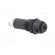 Fuse holder | cylindrical fuses | 5x20mm | 10A | on panel | black | FPG1 image 8