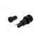 Fuse holder | cylindrical fuses | 5x20mm | 10A | on panel | black | FIO paveikslėlis 6