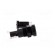 Fuse holder | cylindrical fuses | 5x20mm | 10A | on panel | black | FIO paveikslėlis 7