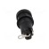 Fuse holder | cylindrical fuses | 5x20mm | 10A | on panel | black | FEF image 6