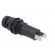 Fuse holder | cylindrical fuses | 5x20mm | 10A | on panel | black | FPG1 image 4