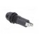 Fuse holder | cylindrical fuses | 5x20mm | 10A | on panel | black | FPG1 paveikslėlis 4