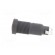 Fuse holder | cylindrical fuses | 5x20mm | 10A | on panel | black | FEF paveikslėlis 3