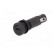 Fuse holder | cylindrical fuses | 5x20mm | 10A | on panel | black | FEU image 3