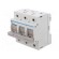 Fuse disconnector | D02 | for DIN rail mounting | 63A | 400V | Poles: 3 image 1