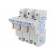 Fuse holder | 22x58mm | for DIN rail mounting | 125A | 690VAC | IP20 image 1