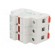 Fuse holder | cylindrical fuses | 10x38mm | for DIN rail mounting фото 2