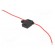 Fuse holder | 19mm | 10A | Leads: cables | -40÷85°C | 58V image 1