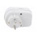 Plug socket strip: supply | Sockets: 1 | 230VAC | 16A | white фото 5