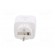 Plug socket strip: protective | Sockets: 1 | 230VAC | 16A | white | IP20 image 5