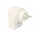 Plug socket strip: protective | Sockets: 1 | 275VAC | white | IP20 paveikslėlis 4